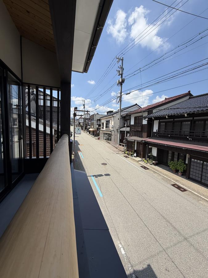 Balcony over the street